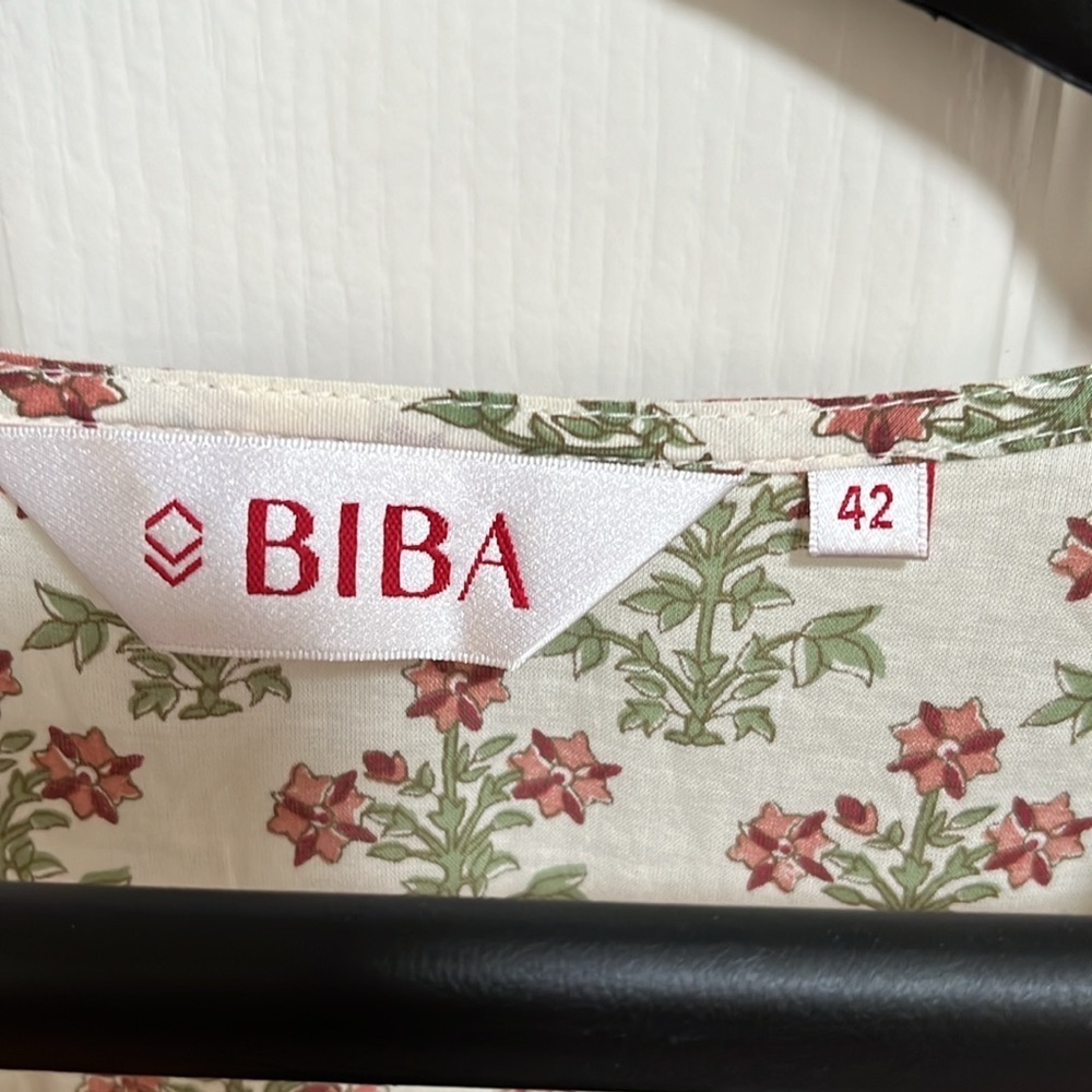 Biba floral dress short kurti Size 42 - Picture 9 of 11